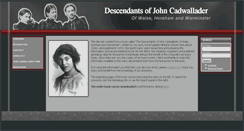 Desktop Screenshot of cadwalladertree.org